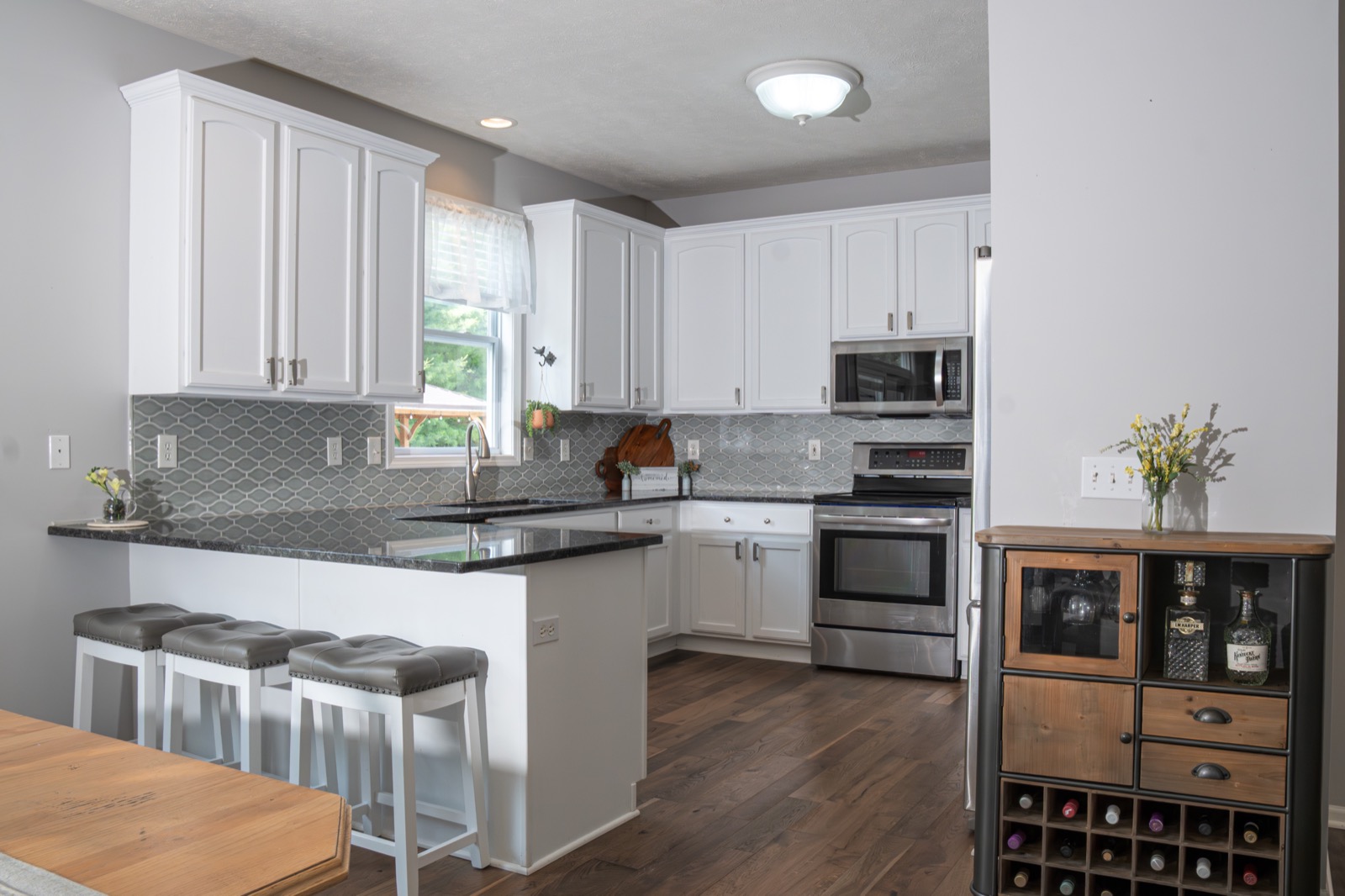 HDR kitchen real estate photo, West Michigan listing