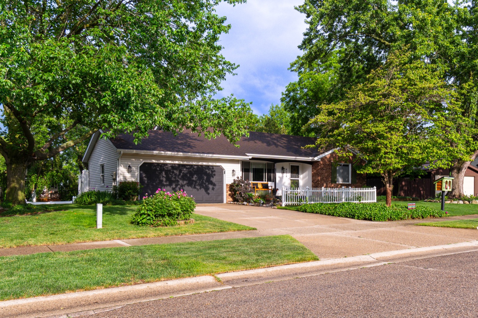 Front exterior of a West Michigan listing, true-to-color HDR