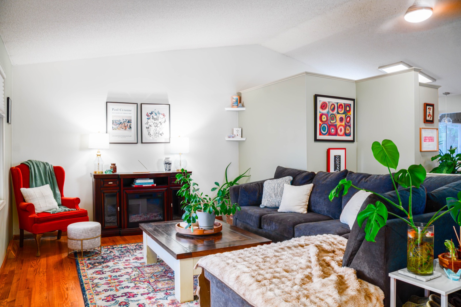 HDR living room real estate photo, Grand Rapids MI